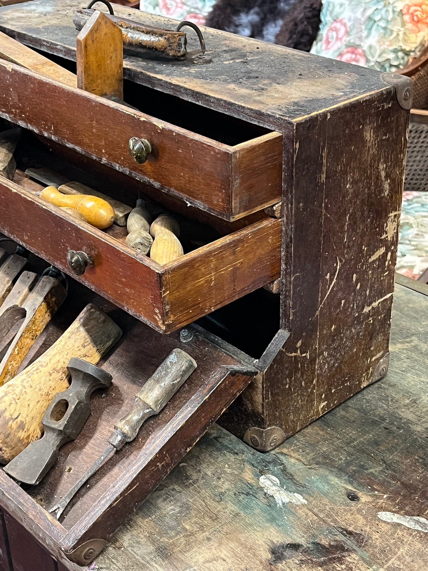 Shoemaker's Box and Tools