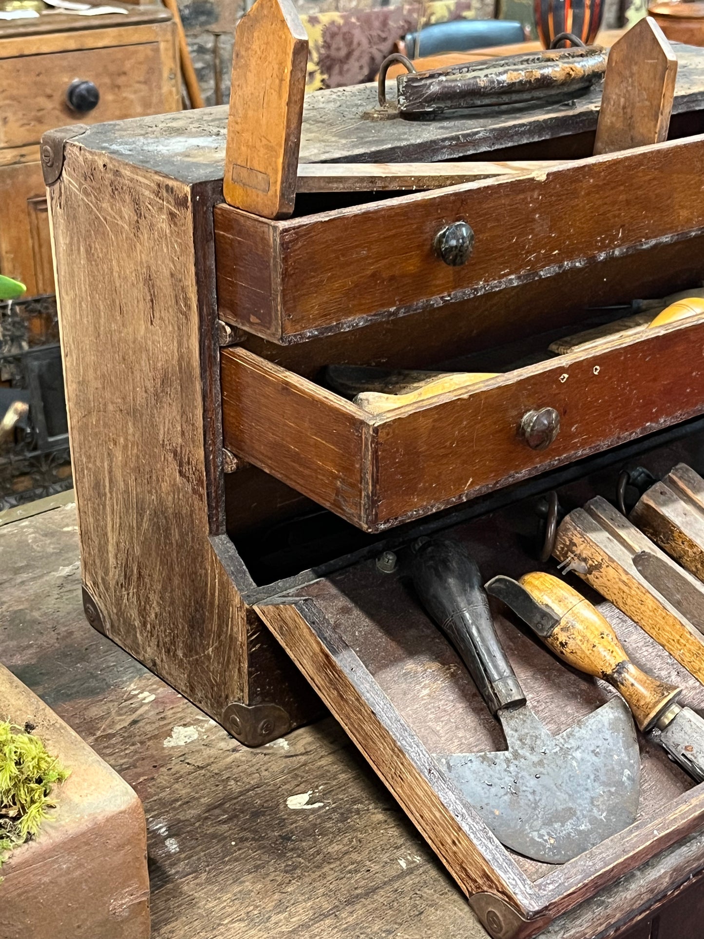Shoemaker's Box and Tools