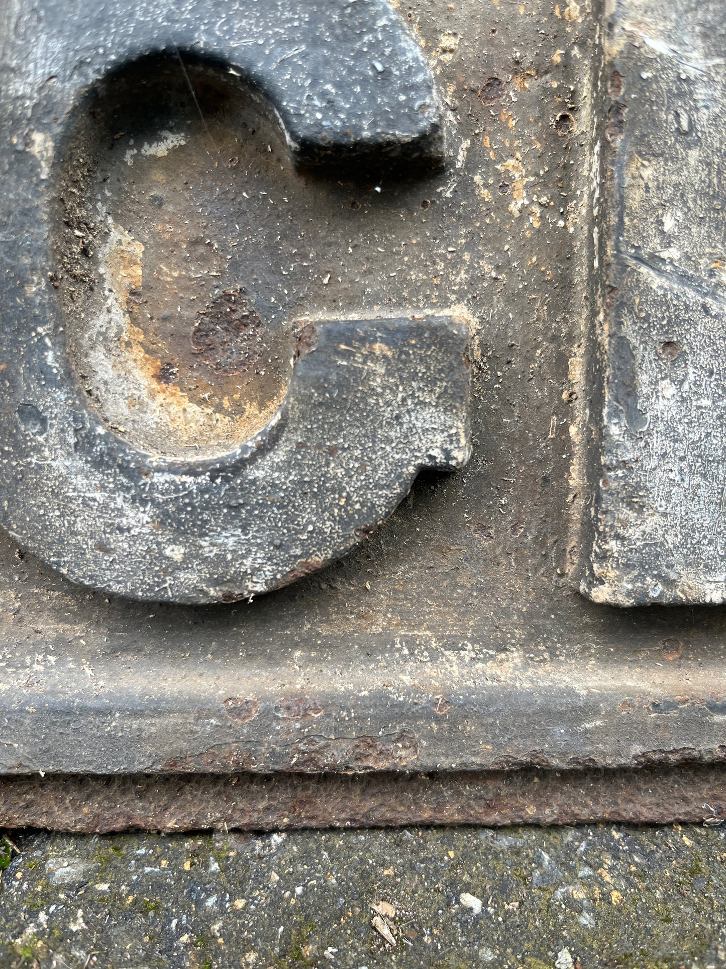 Cast Iron Street Sign
