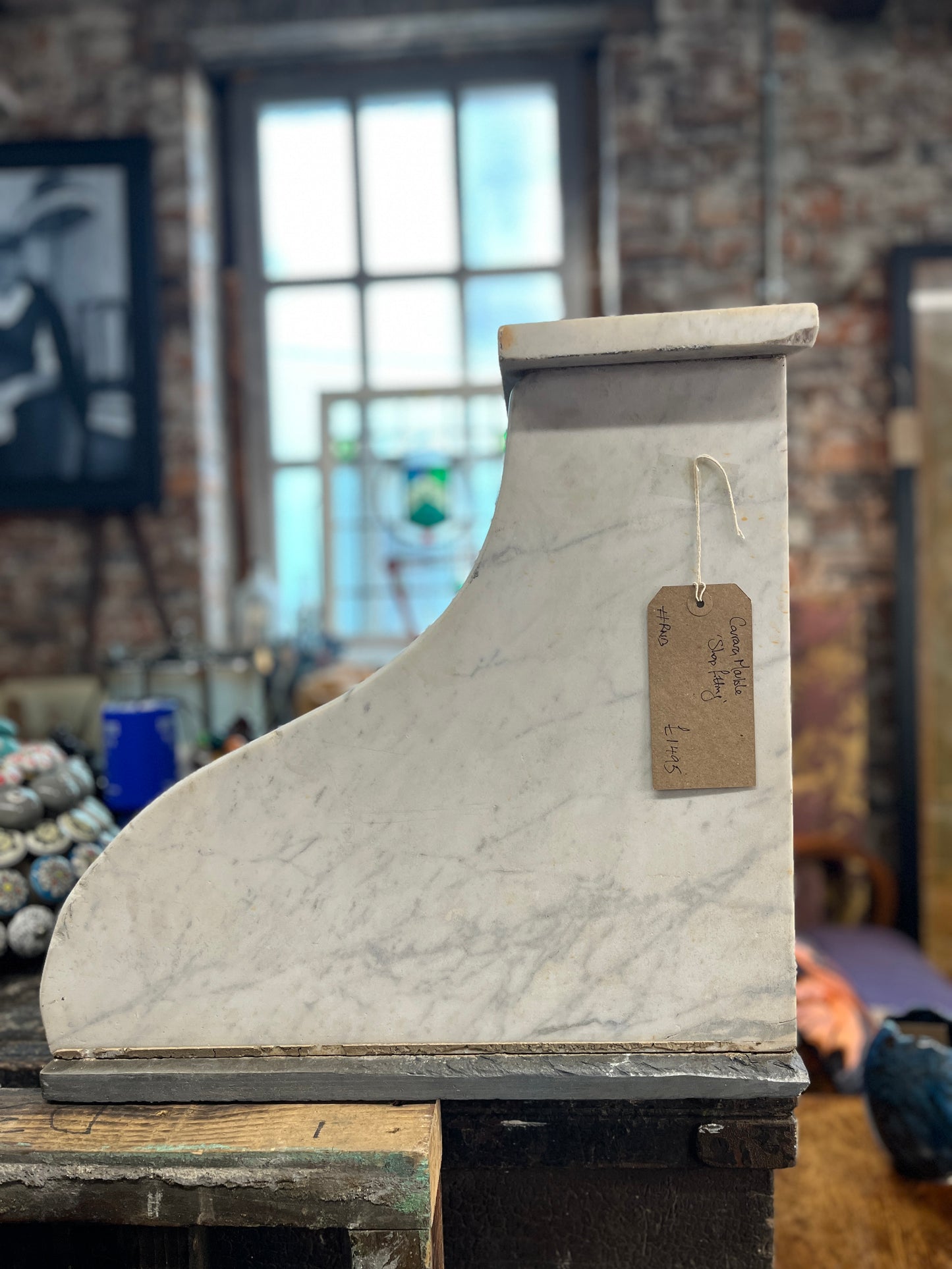 Carrara Marble 'Shop Fitting'