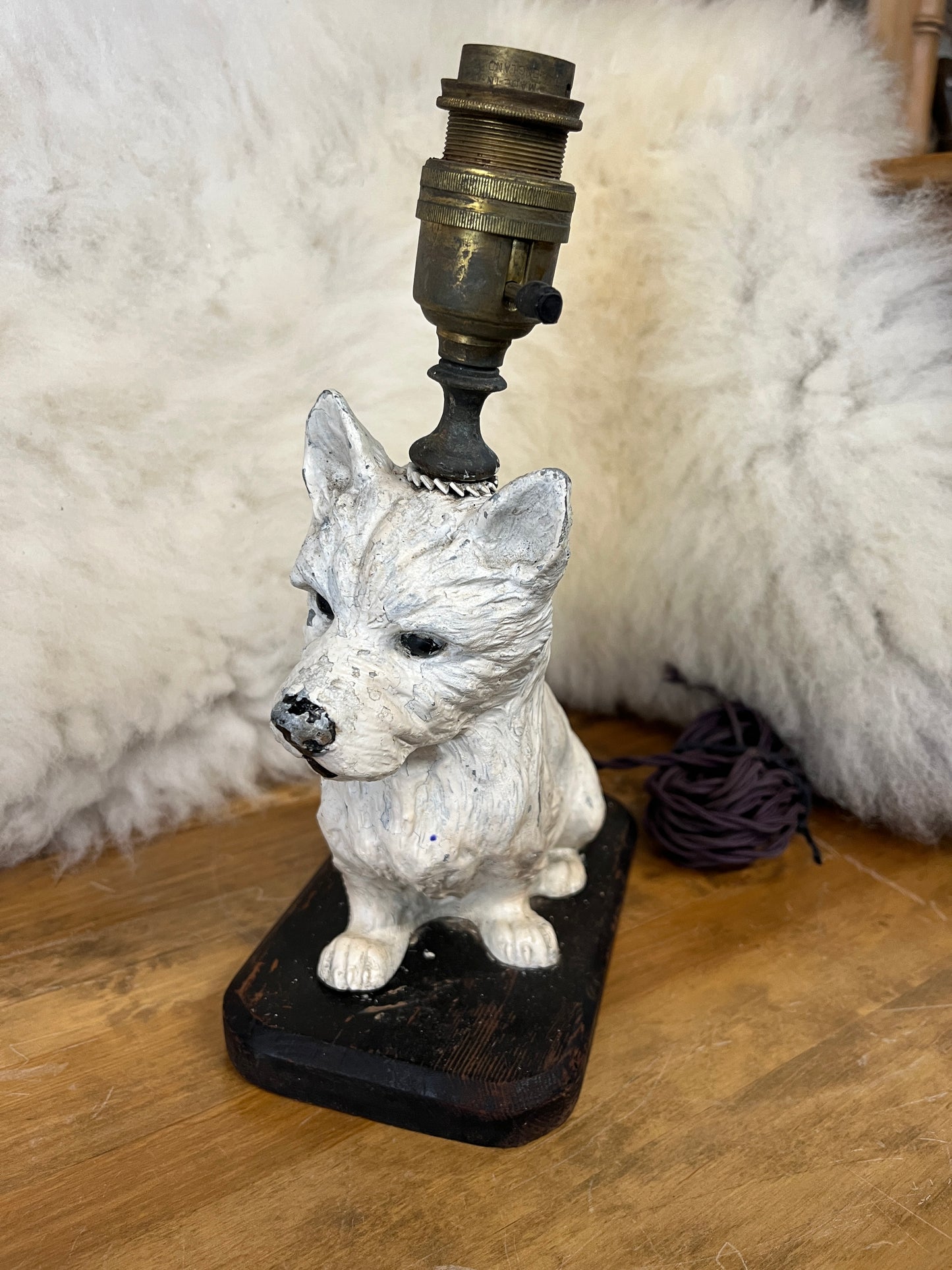 Possibly Whyte & Mackay Black & White Whisky Lamps