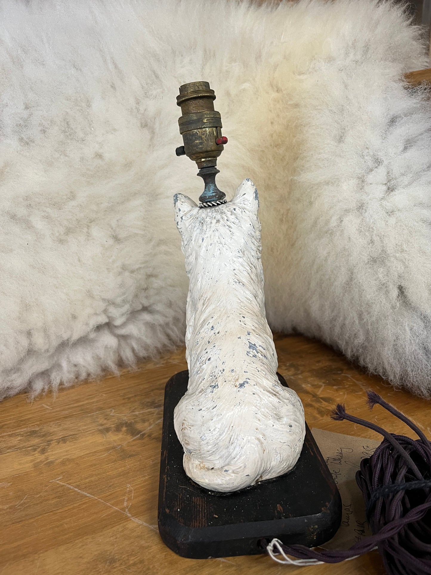 Possibly Whyte & Mackay Black & White Whisky Lamps