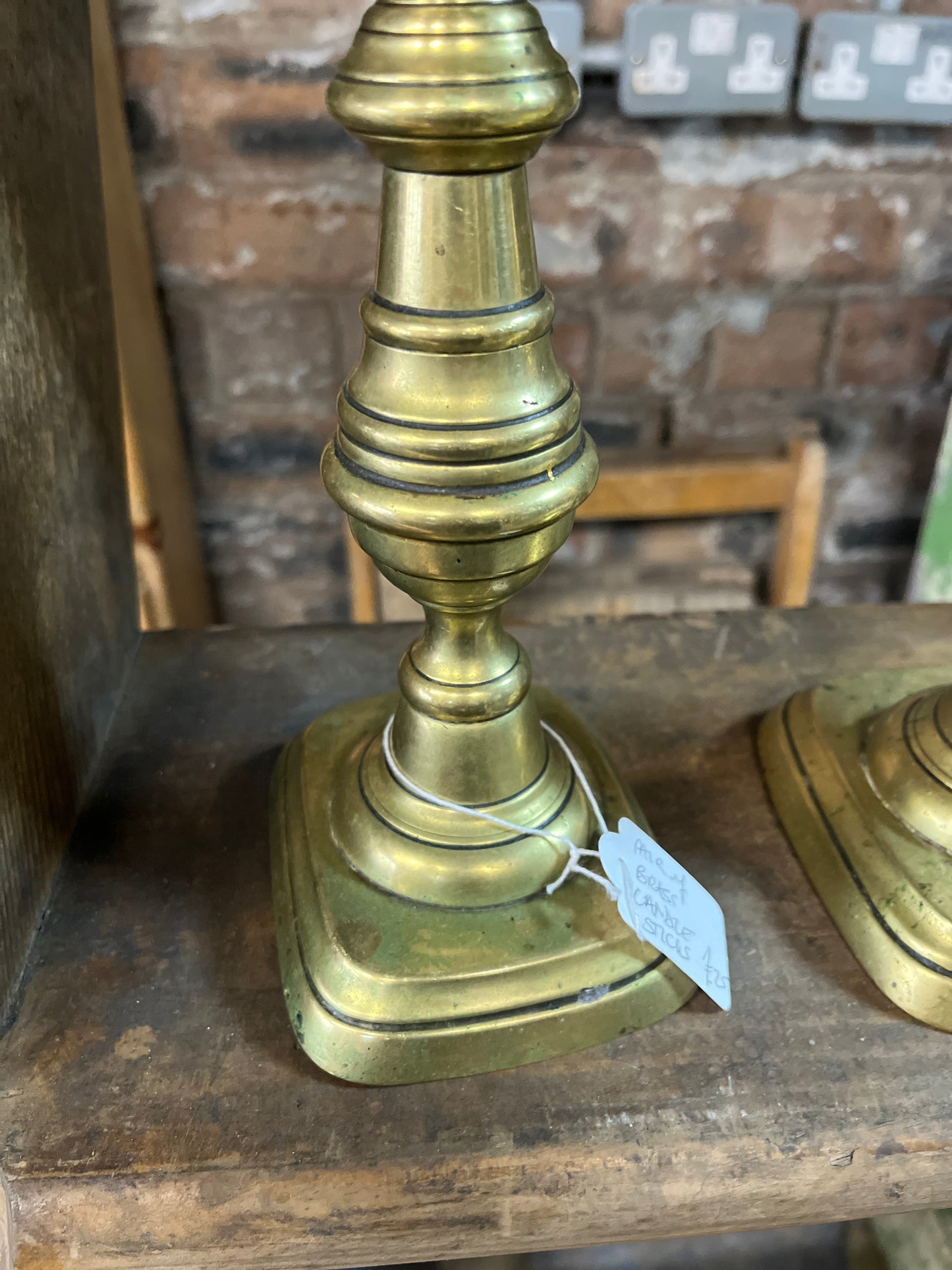 Pair of Brass Candlesticks