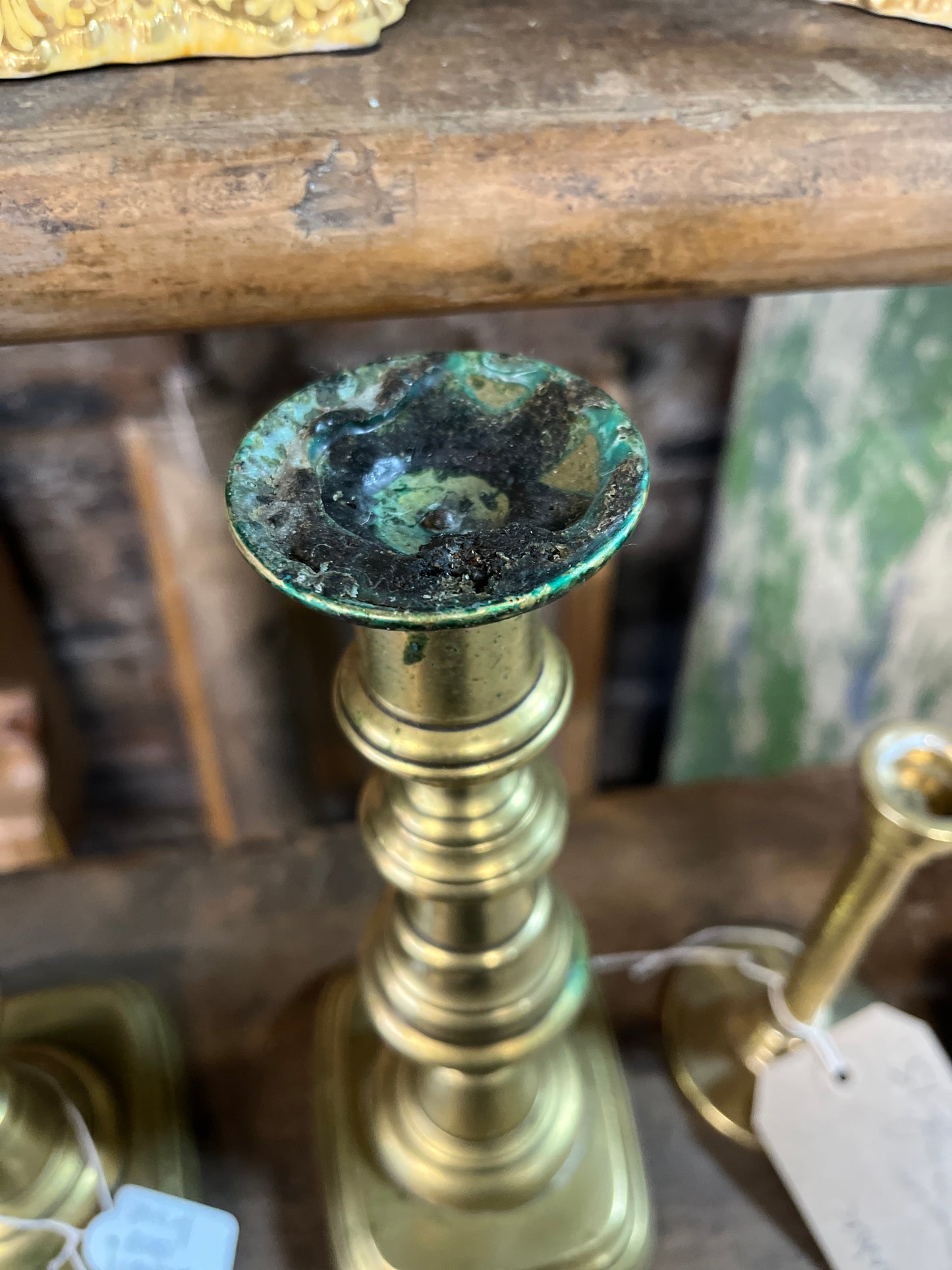 Pair of Brass Candlesticks