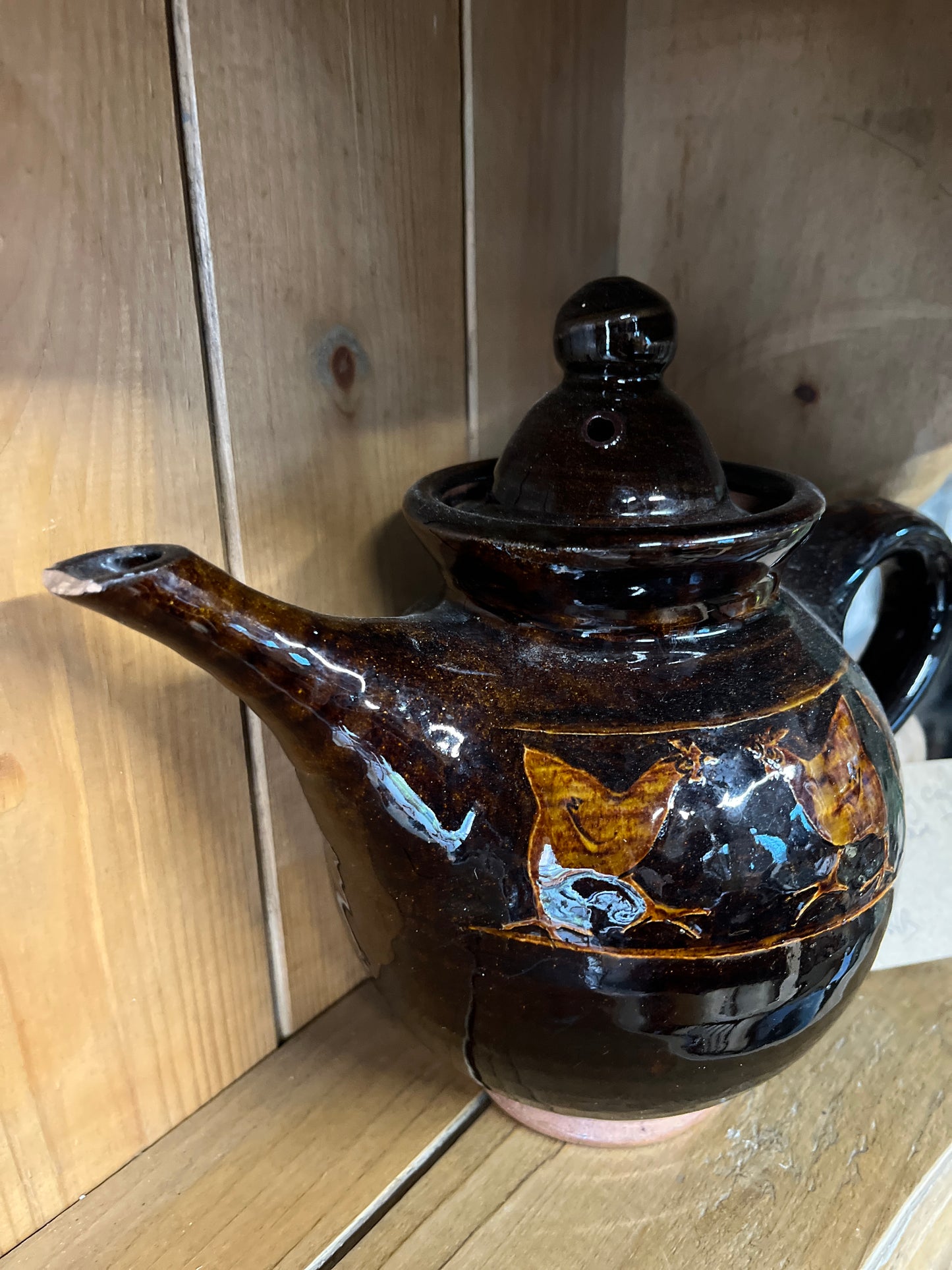 Beautifully Crafted Stoneware Teapot