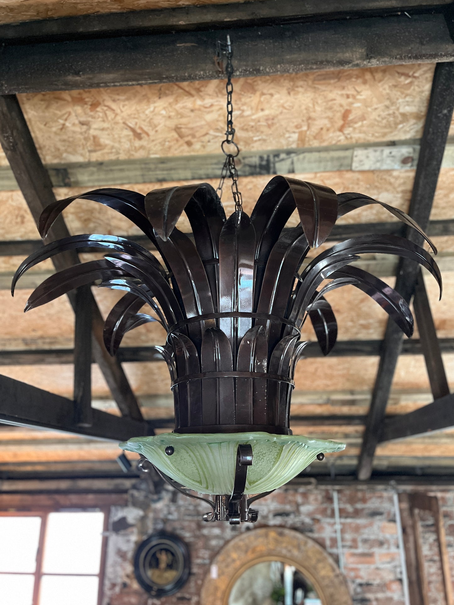 Vintage Art Deco Pineapple Chandelier