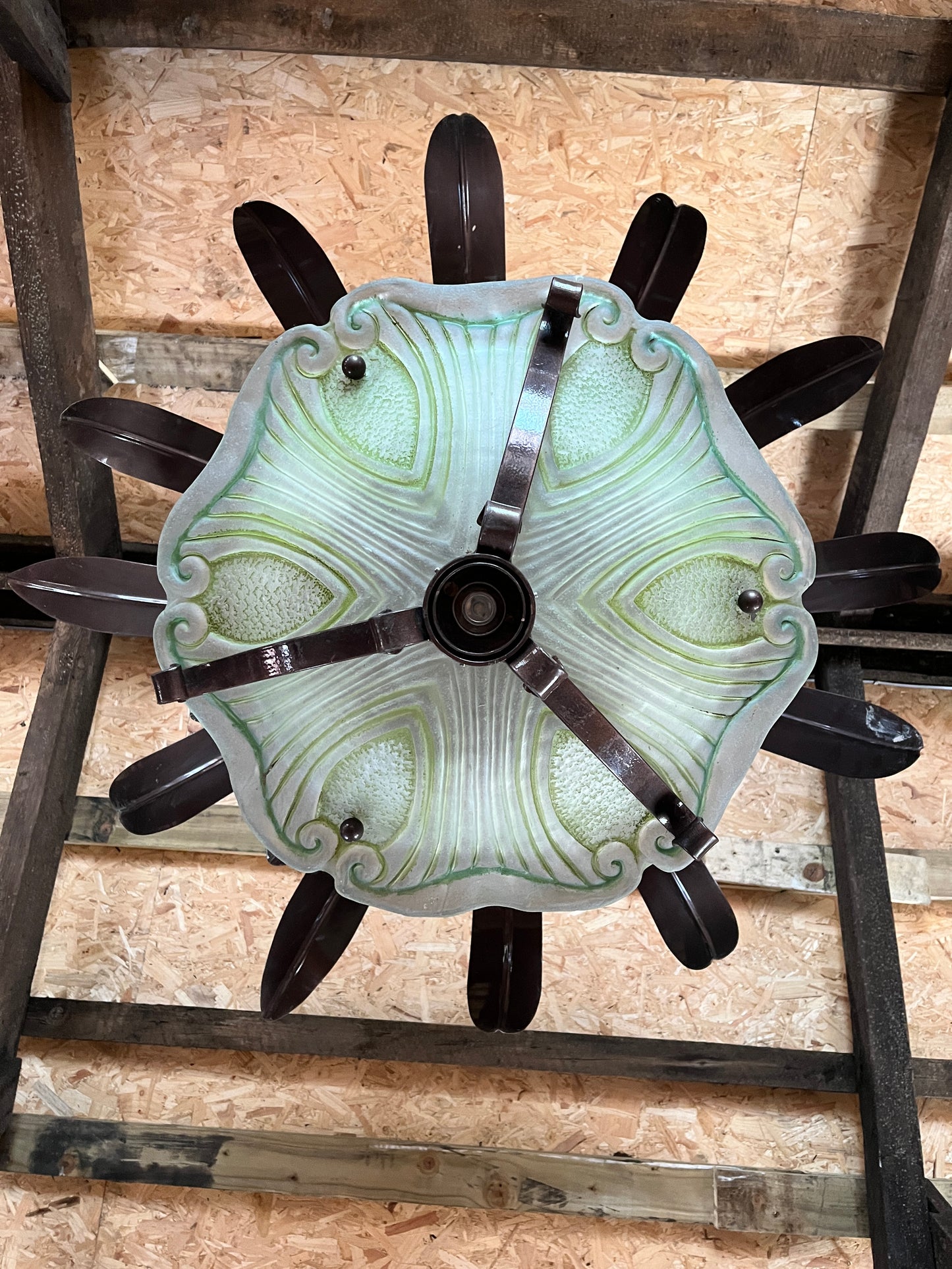 Vintage Art Deco Pineapple Chandelier