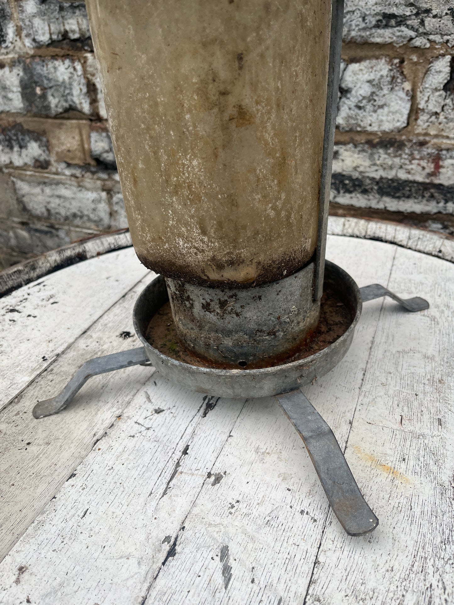 Galvanised Chicken Feeder