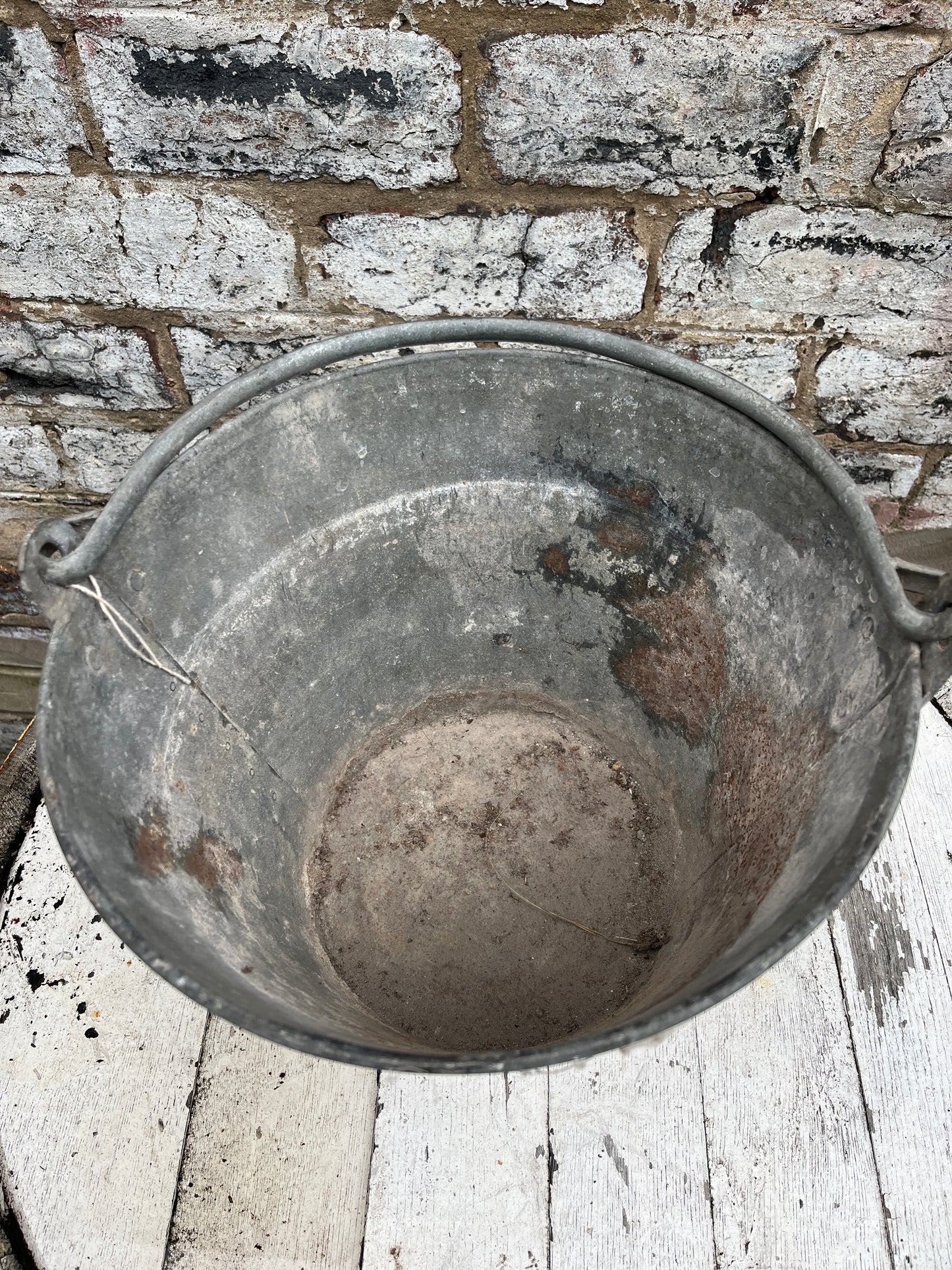 Rustic Metal Pail