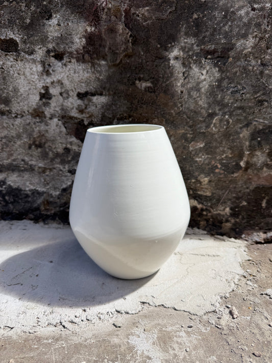 Poole Pottery White Vase
