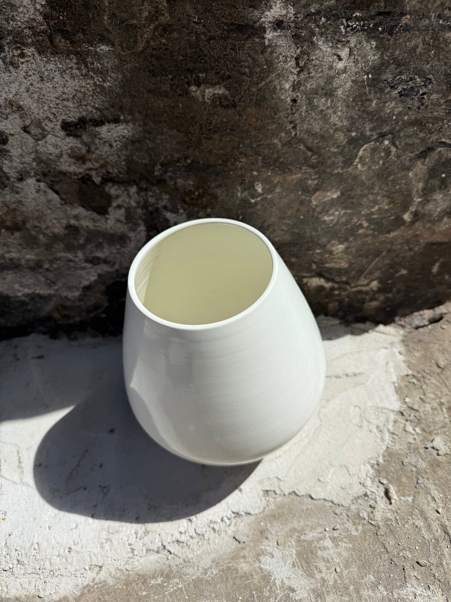Poole Pottery White Vase