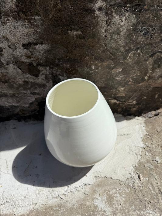 Poole Pottery White Vase