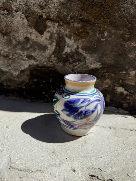 Poole Pottery Floral Vase