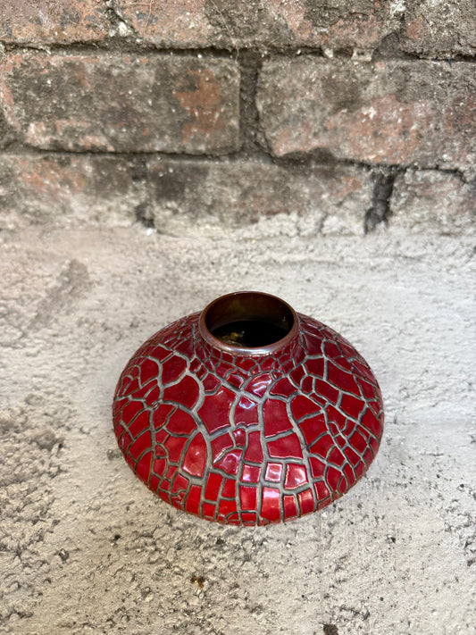 Hungarian Red Glazed Vase