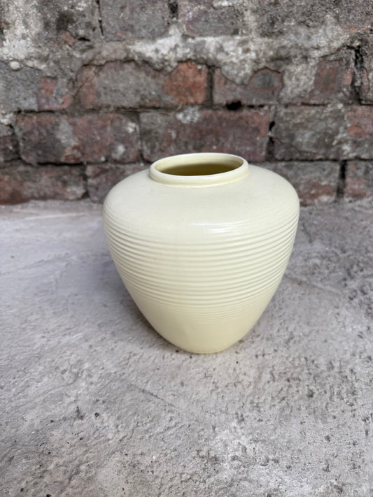 Red Wing Pottery USA White Vase