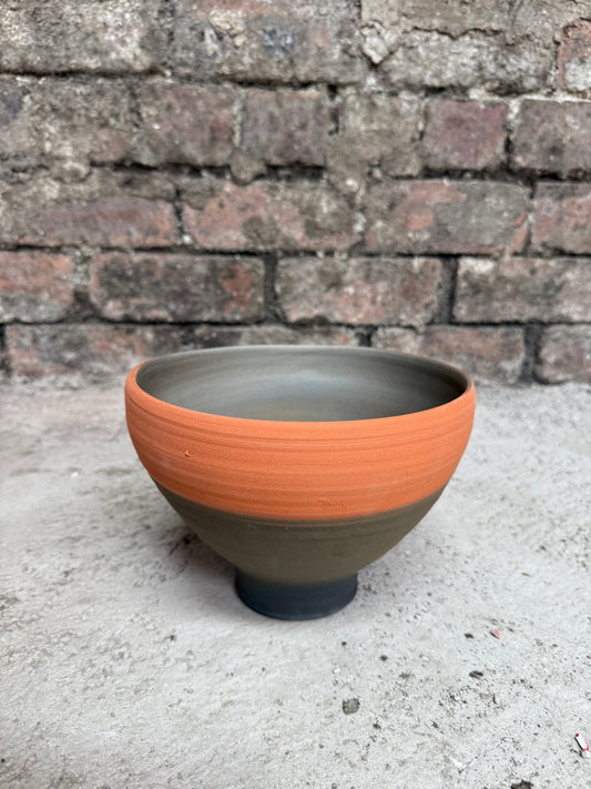 Studio Pottery Unglazed Bowl