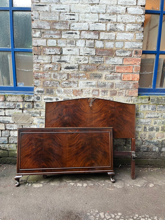 1930s Small Double Bed Frame
