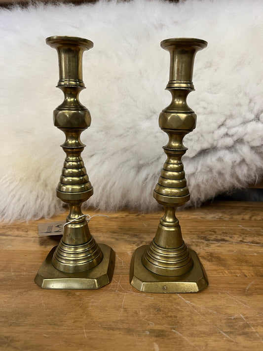 Pair of Brass Candlesticks