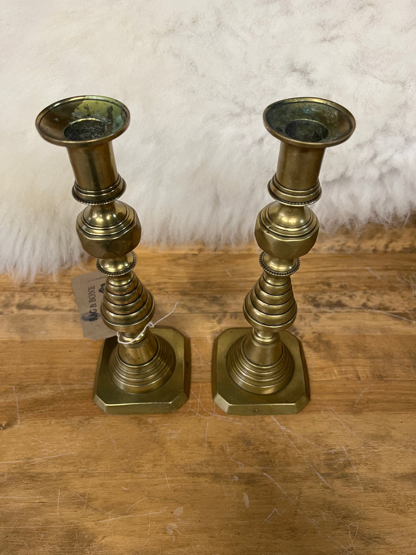 Pair of Brass Candlesticks