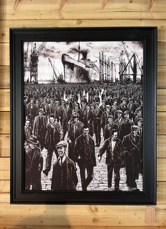 "When the Whistles Blow" Print by Artist Ryan Mutter