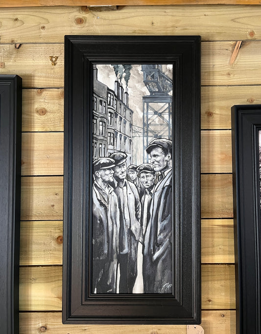 "The Ship-Makers" Original Oil on Canvas Painting by Ryan Mutter