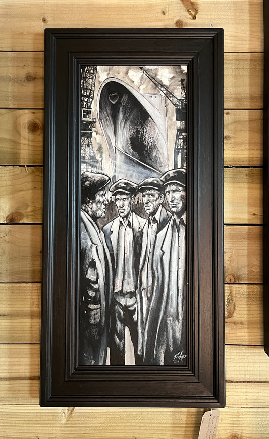 "Built Upon the Clyde" Original Oil on Canvas Painting by Ryan Mutter