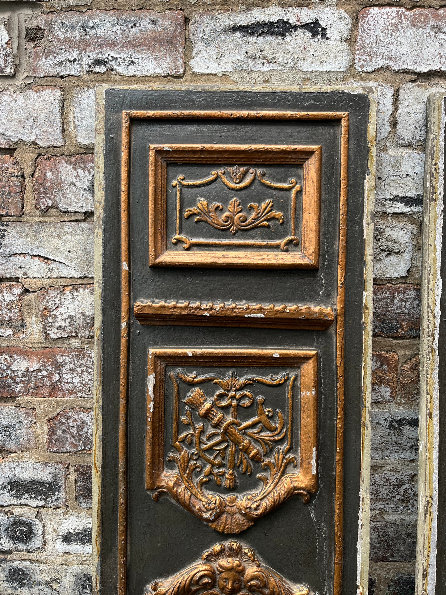 Ex Film Set Double Sided French Renaissance Decorative Panel