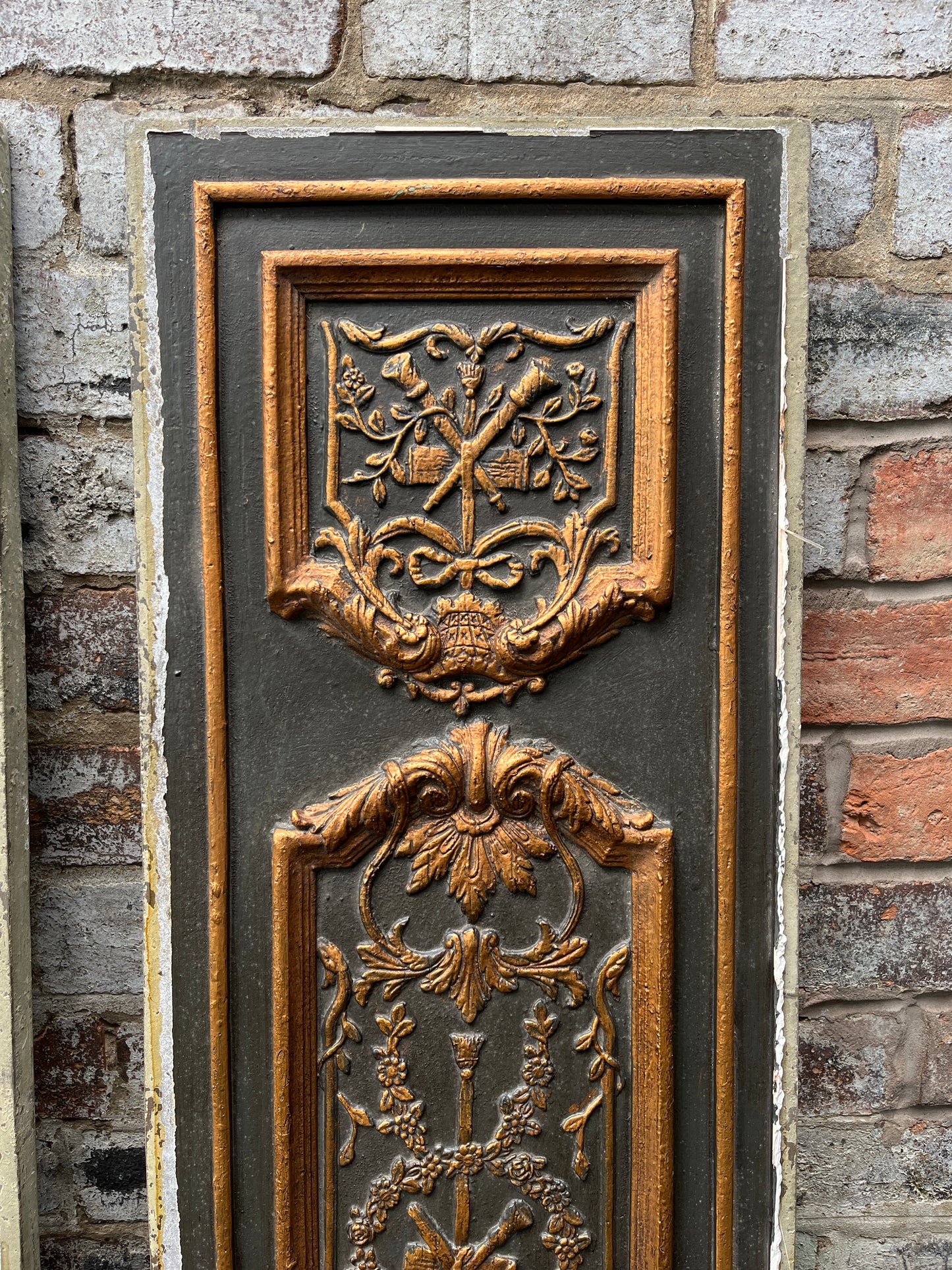 Ex Film Set Double Sided French Renaissance Decorative Panel