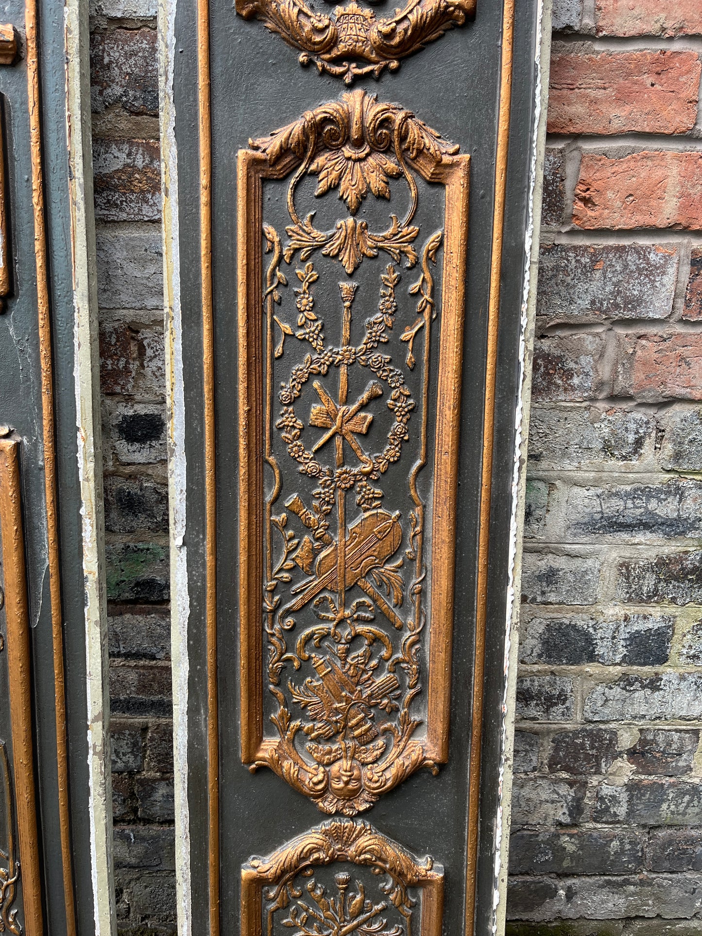 Ex Film Set Double Sided French Renaissance Decorative Panel