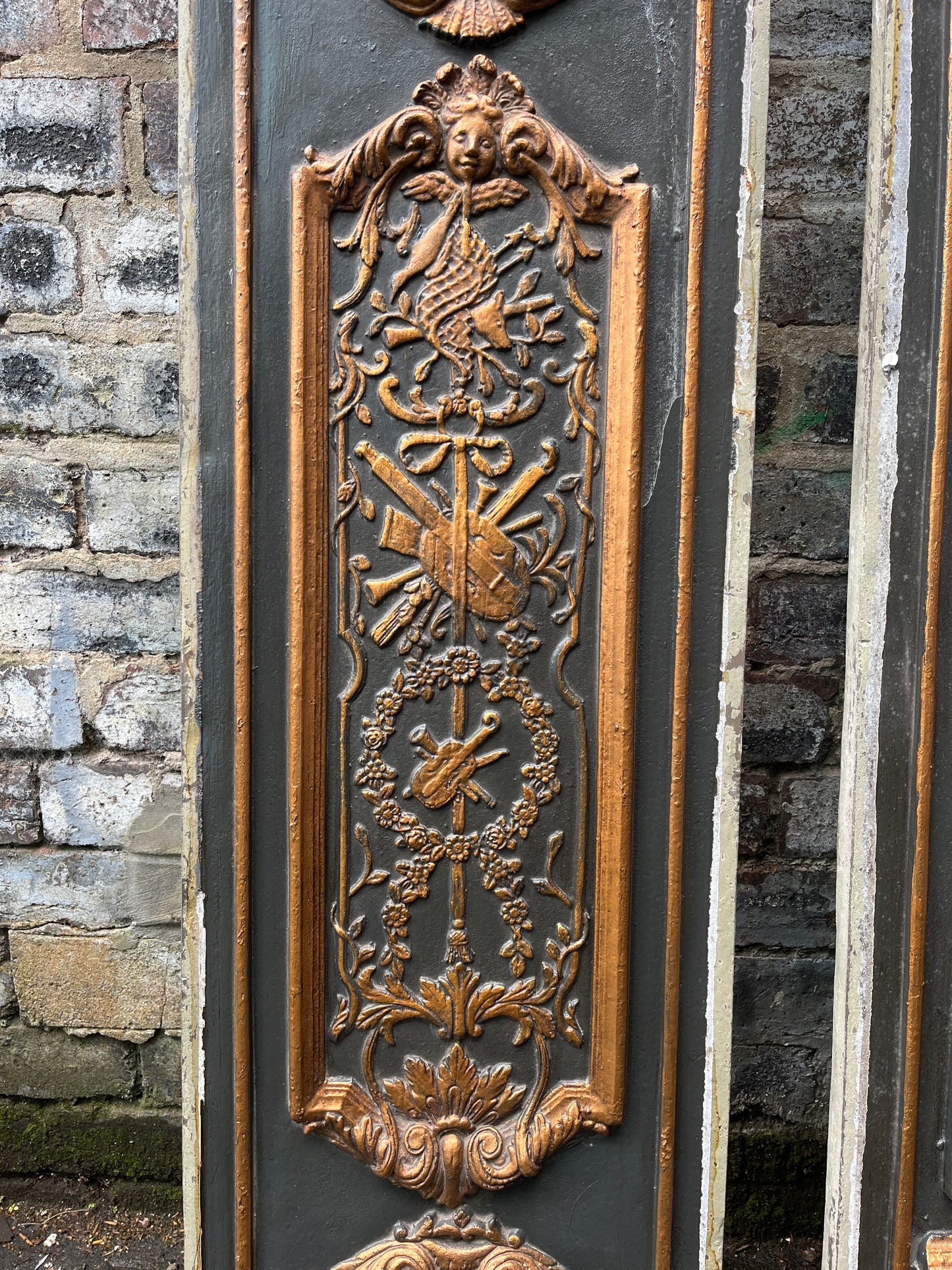 Ex Film Set Double Sided French Renaissance Decorative Panel