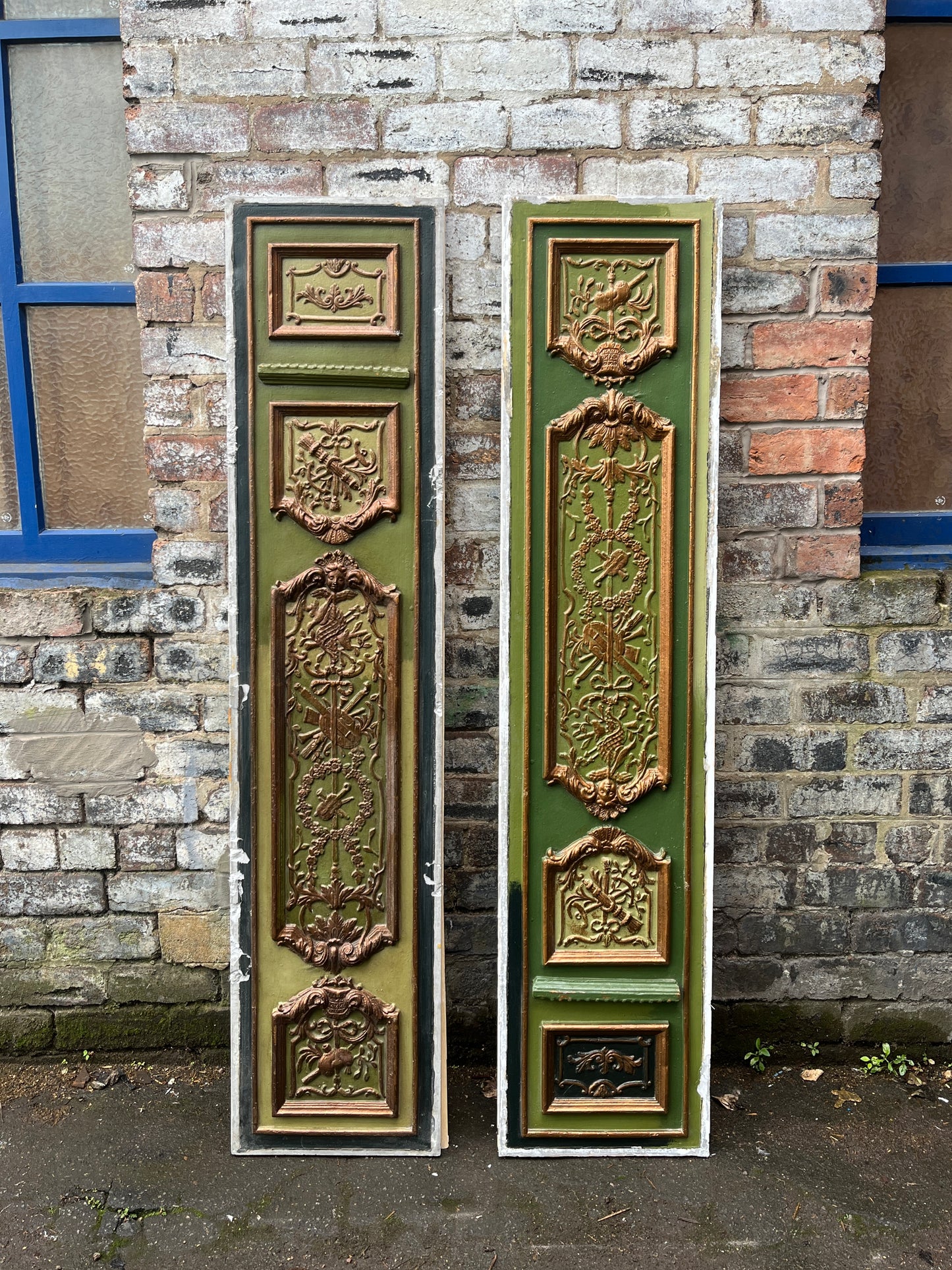 Ex Film Set Double Sided French Renaissance Decorative Panel