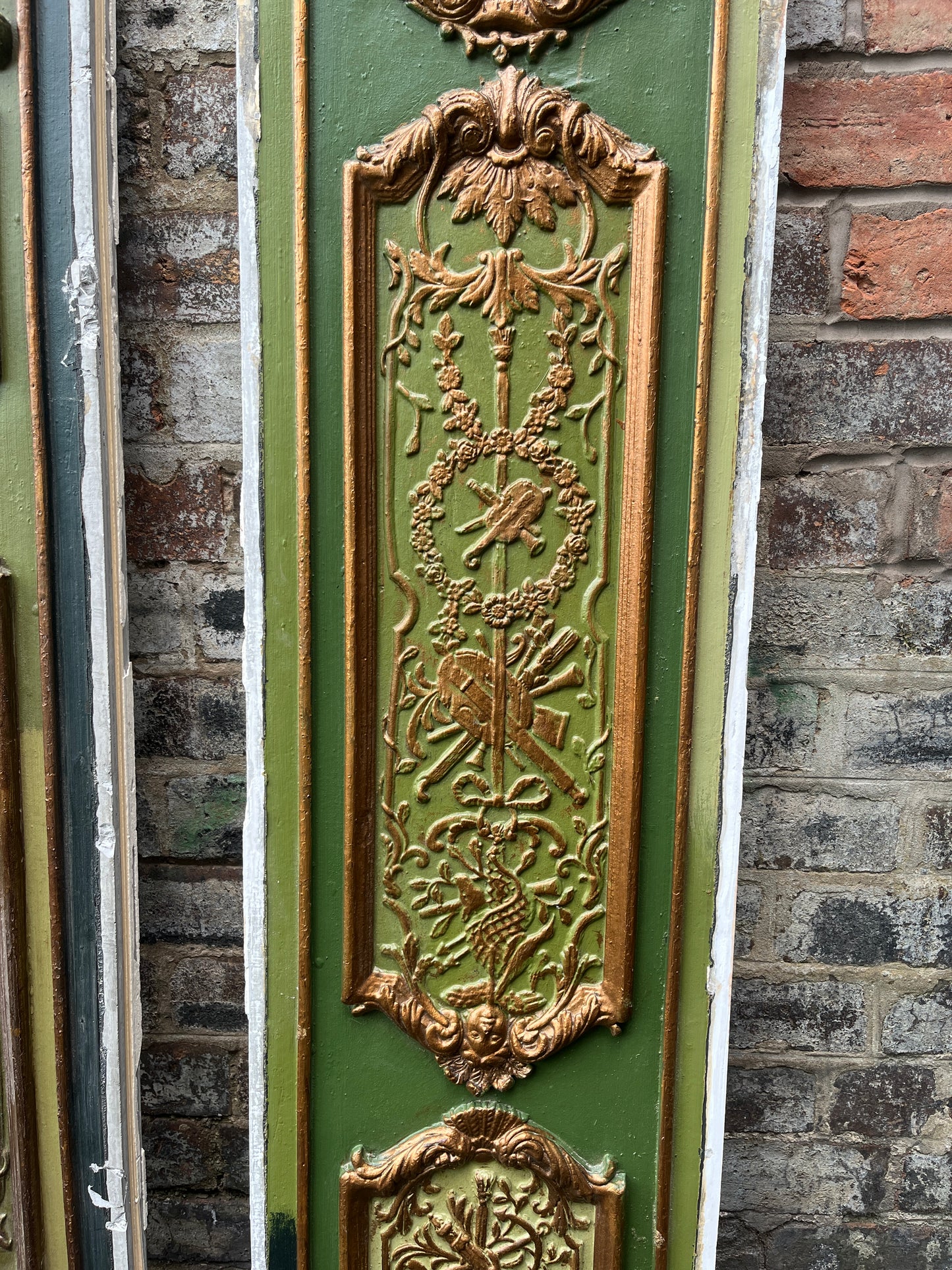 Ex Film Set Double Sided French Renaissance Decorative Panel