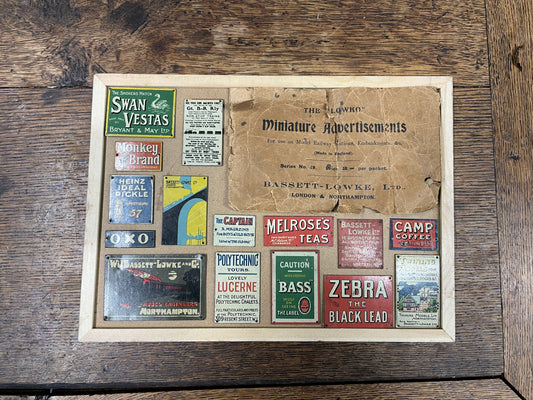 Vintage "Lowko" Miniature Railway Signs