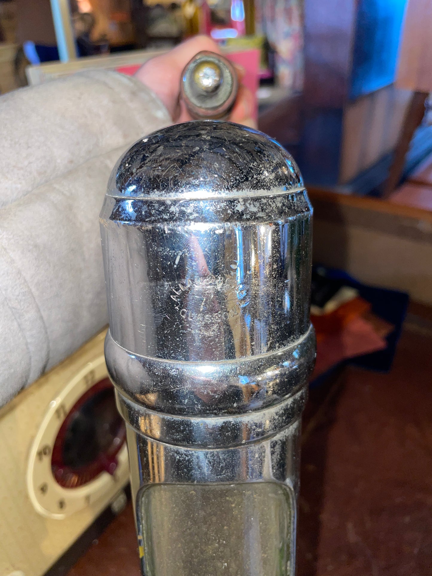 Allan & Bogle Glasgow Antique  Cane Wrapped Beer Tap / Counter Faucet