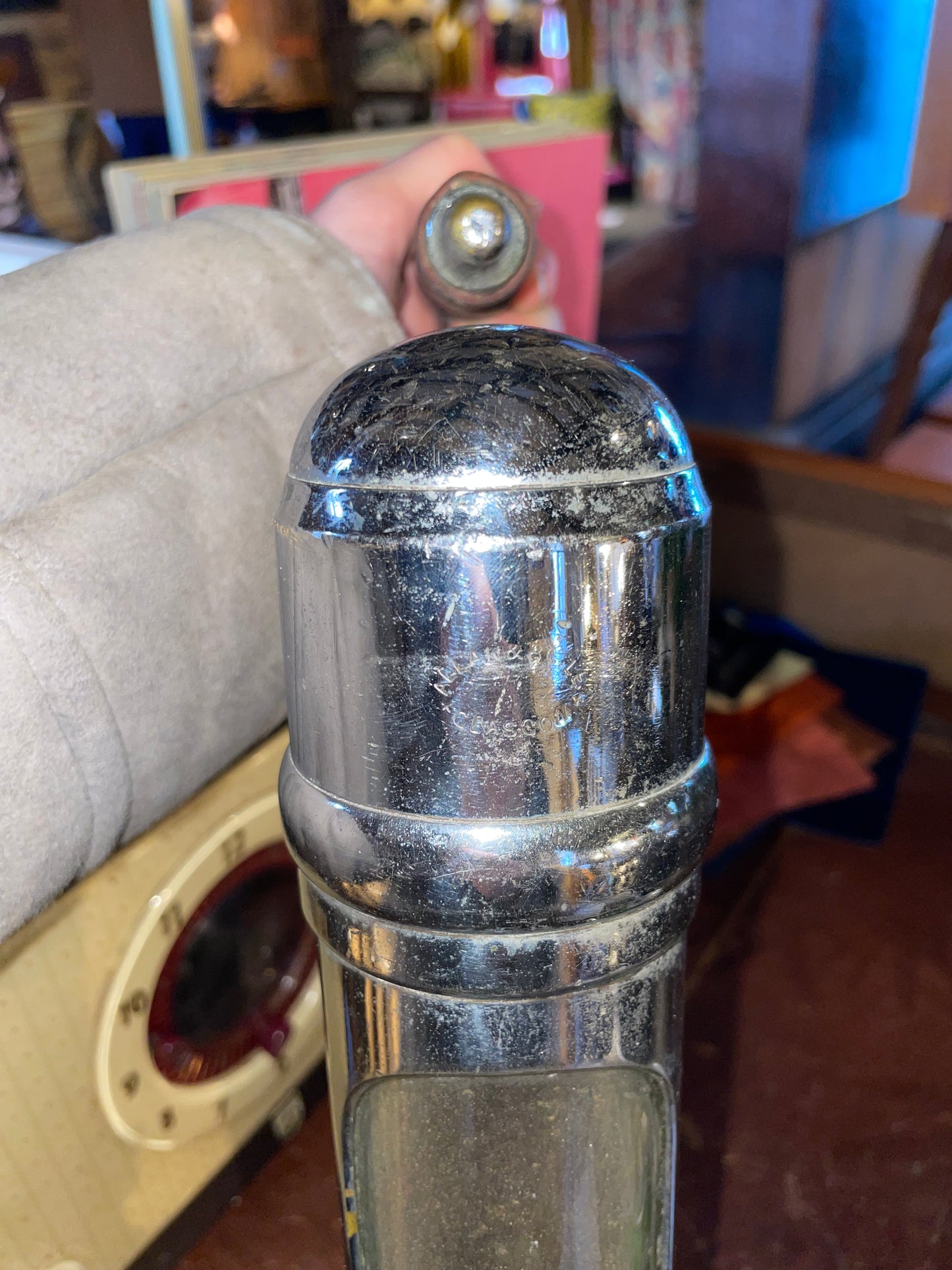 Allan & Bogle Glasgow Antique  Cane Wrapped Beer Tap / Counter Faucet