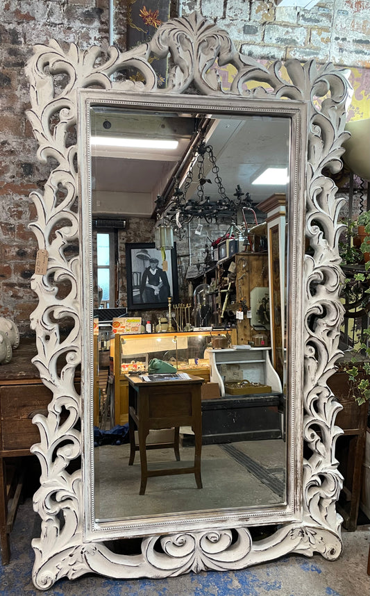 Large Rococo Inspired Floor Mirror