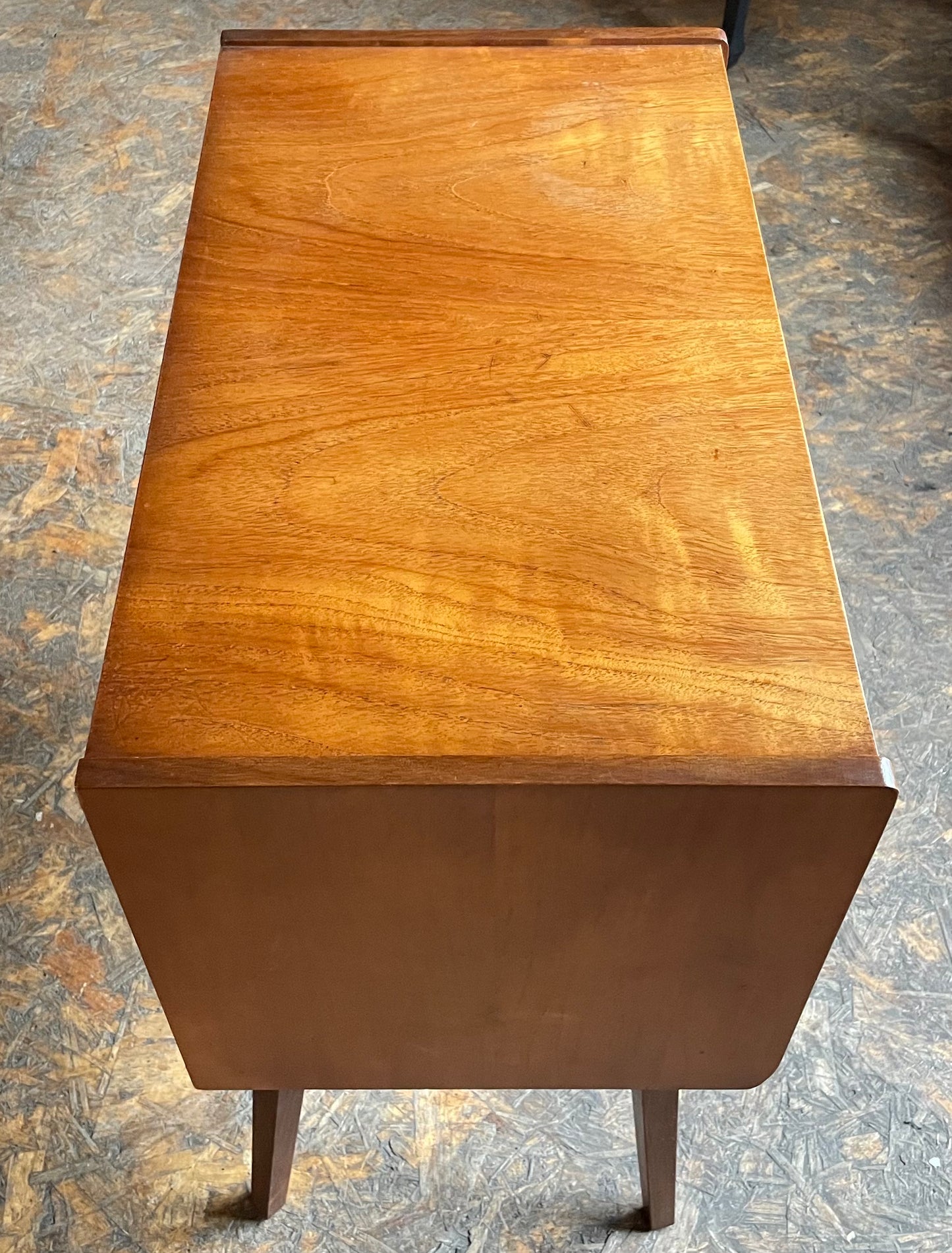 1960's Mid Century Modern Teak Record Cabinet