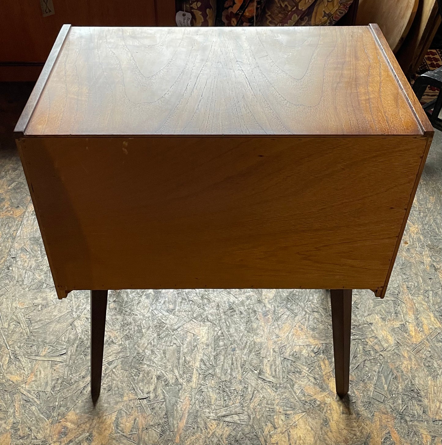 1960's Mid Century Modern Teak Record Cabinet
