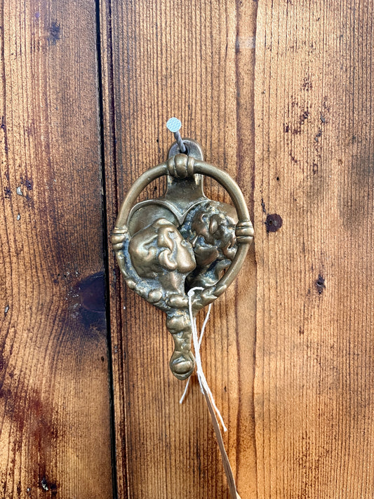Lovers Kissing Cast Iron Knocker