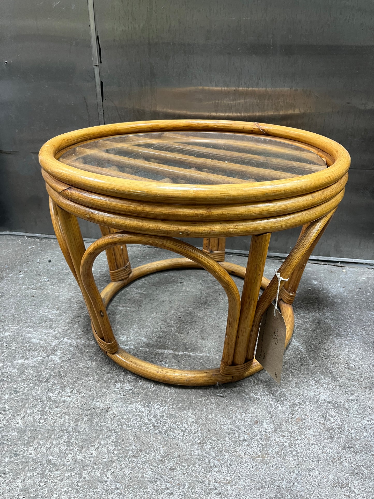Bamboo Rattan Stool / Coffee Table