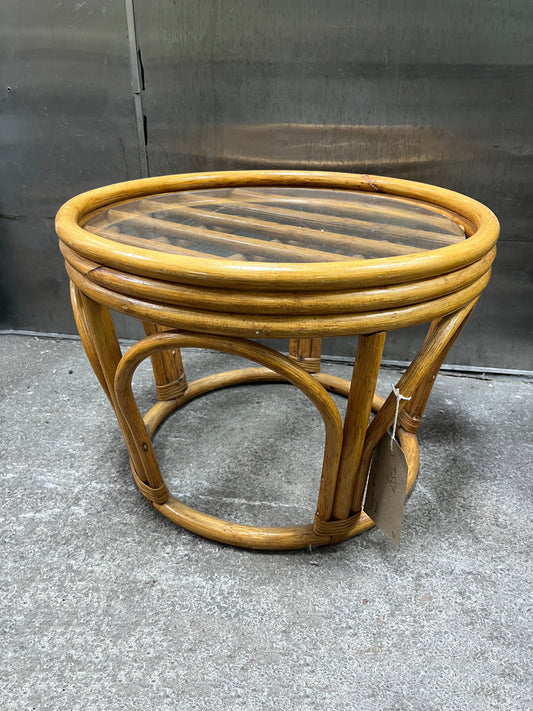 Bamboo Rattan Stool / Coffee Table