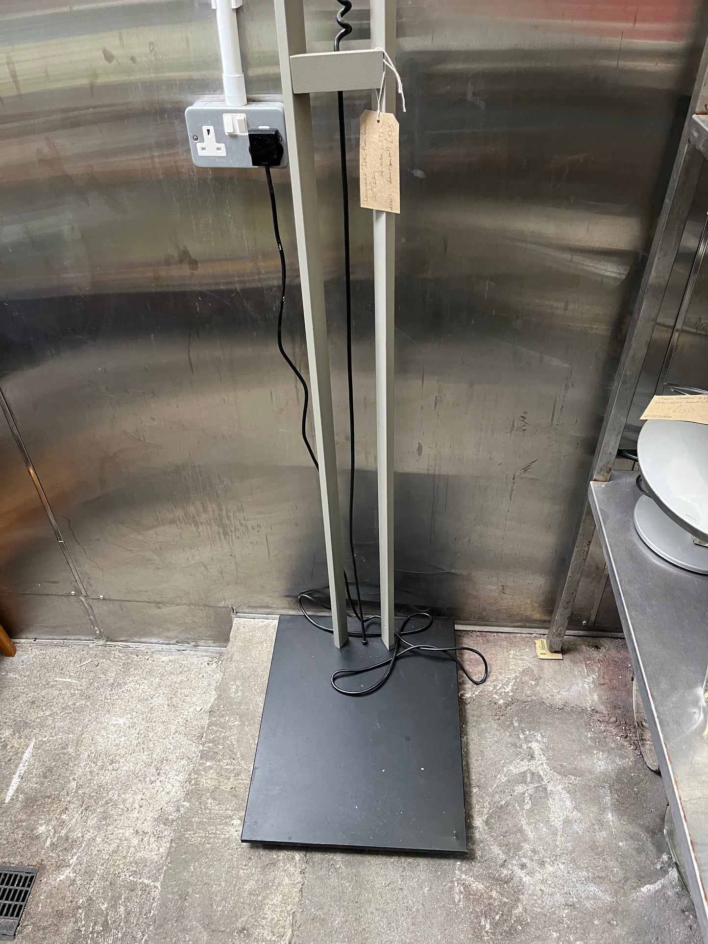 Lacquered Iron Floor Lamp 20th Century