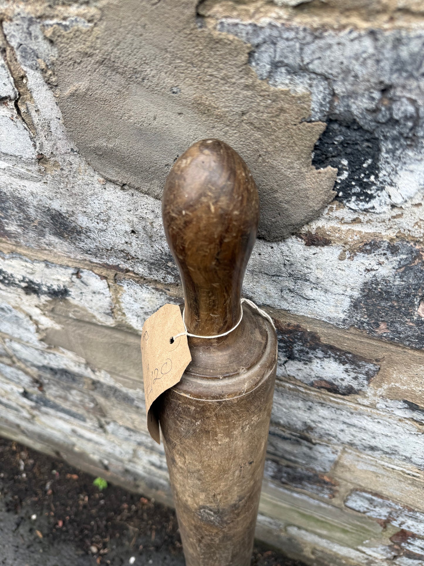 Vintage Long Wooden Masher