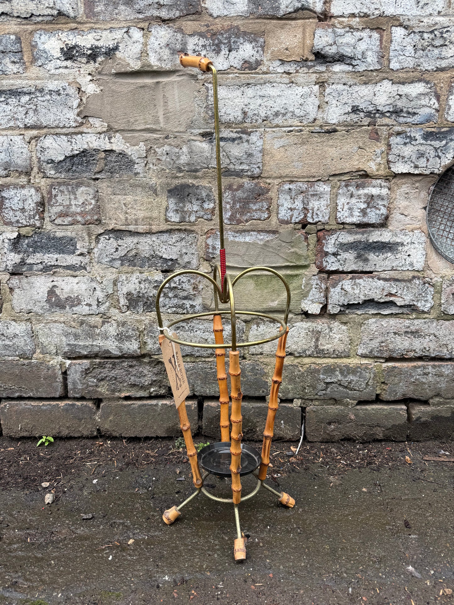 Vintage Bamboo Umbrella Stand
