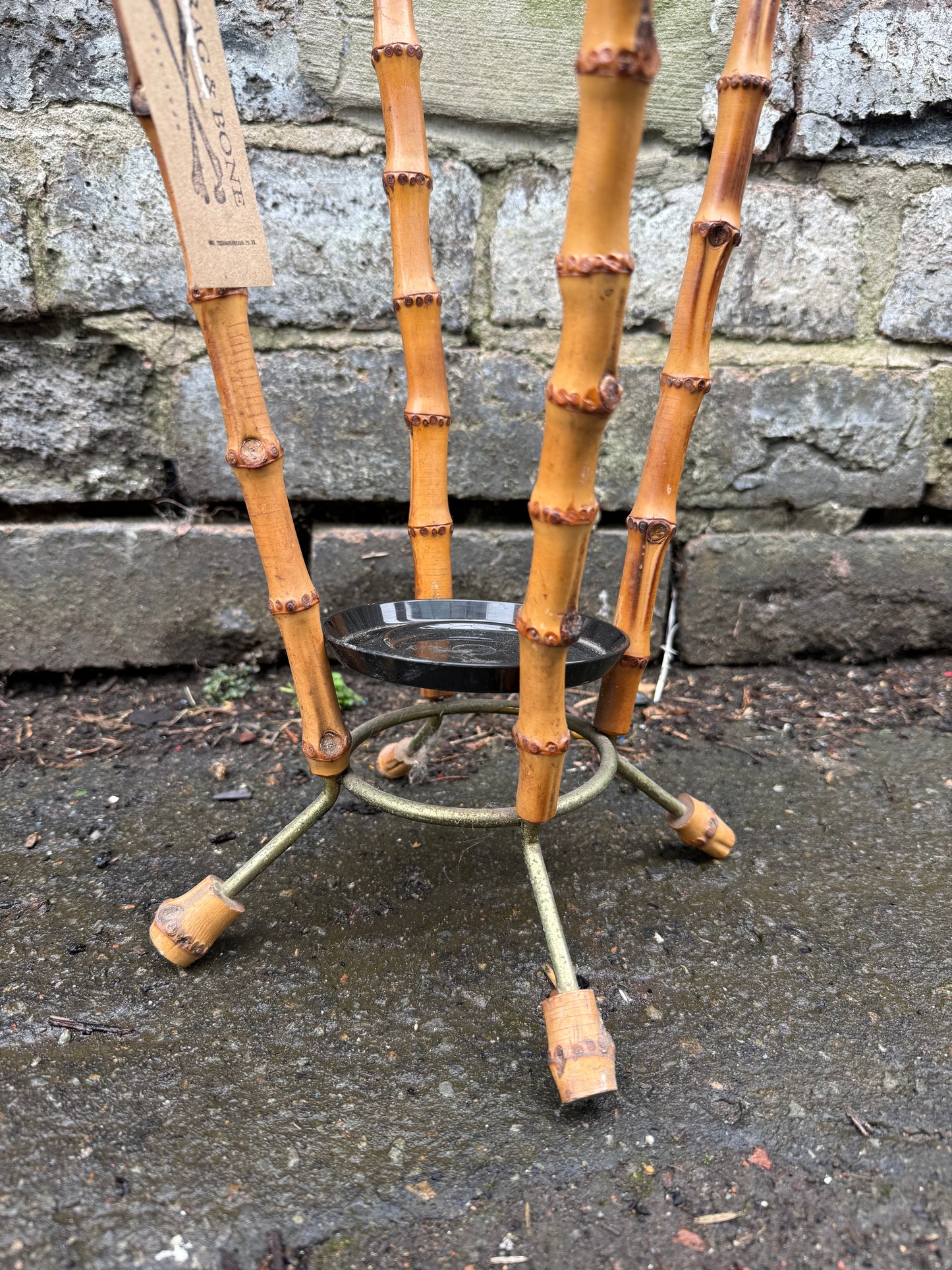 Vintage Bamboo Umbrella Stand