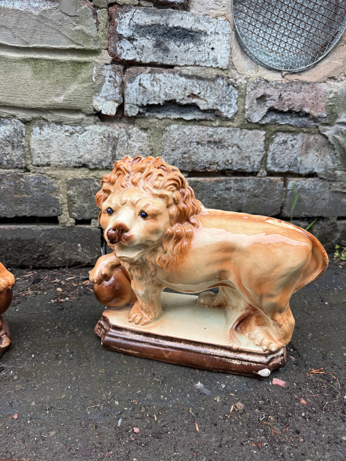 Pair of Medici Antique Lions