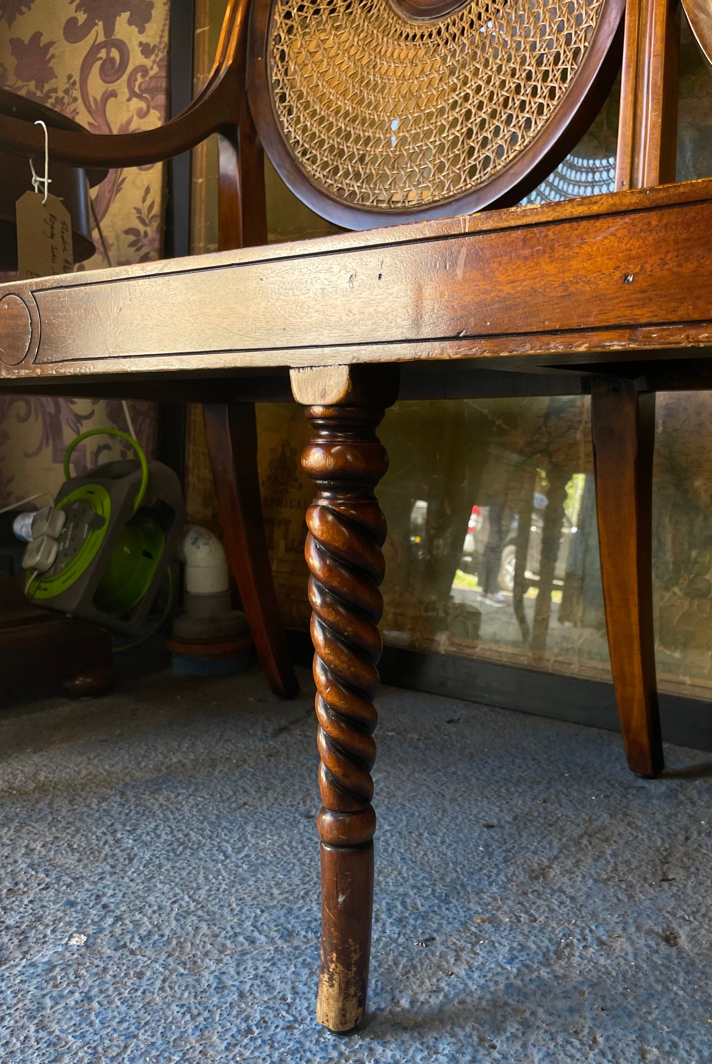 Theodore Alexander Regency Cane Loveseat