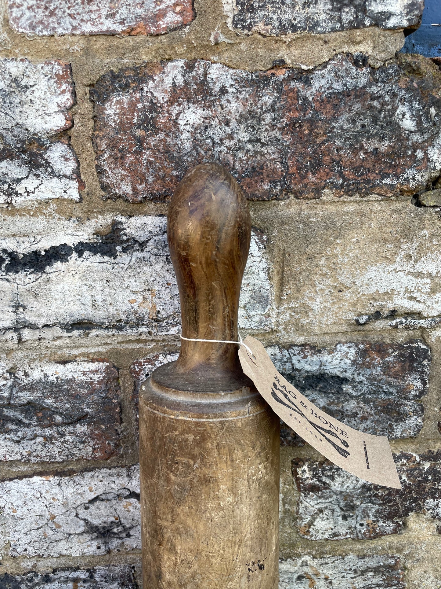Vintage Wooden Long Masher