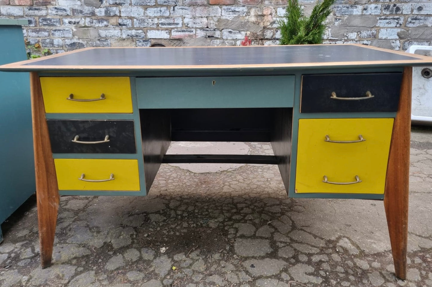 1950's Mid Century Modern Desk designed in the manner of Gunnar Ericcson made by Atvidaberg