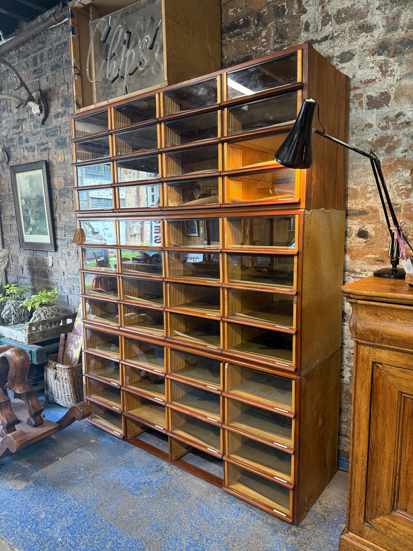 Vintage Haberdashery Multi-Drawer Cabinet